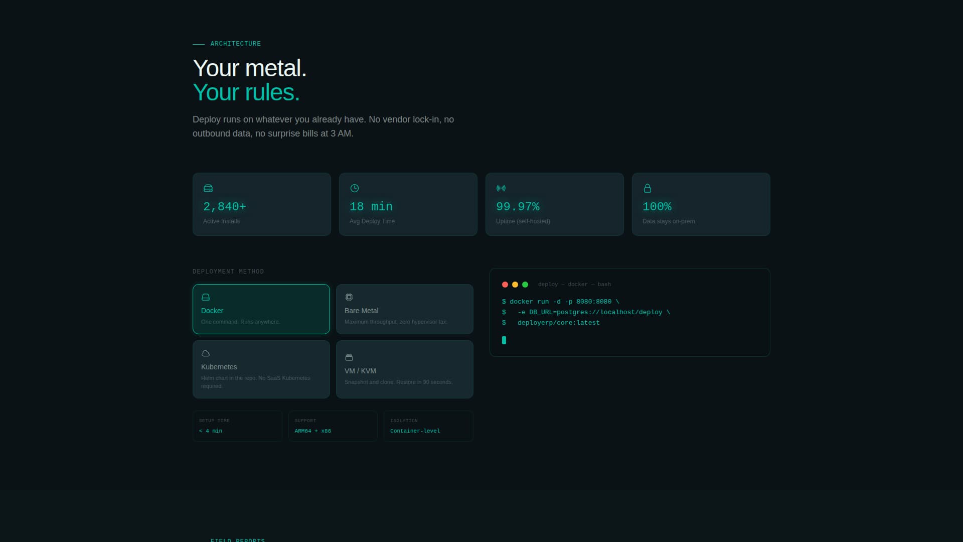 Deploy - Powerful ERP Landing Page Template