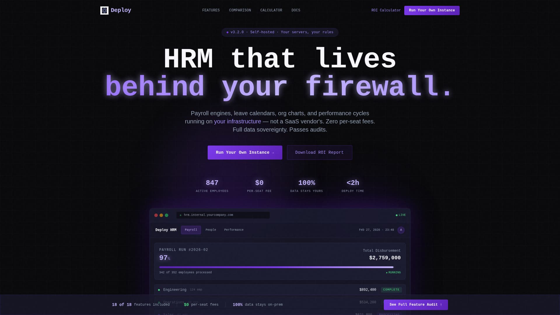 Self-Hosted Enterprise Software Reviews Website Template