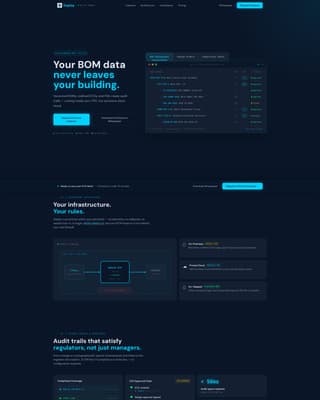 Self-Hosted Enterprise Software Privacy Policy Website Template