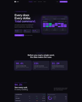 Self-Storage Vertical SaaS Professional Website Template