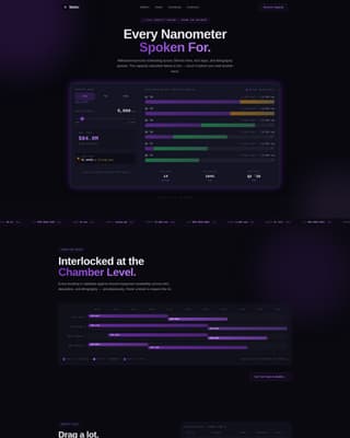 Semiconductor Vertical SaaS Booking Website Template