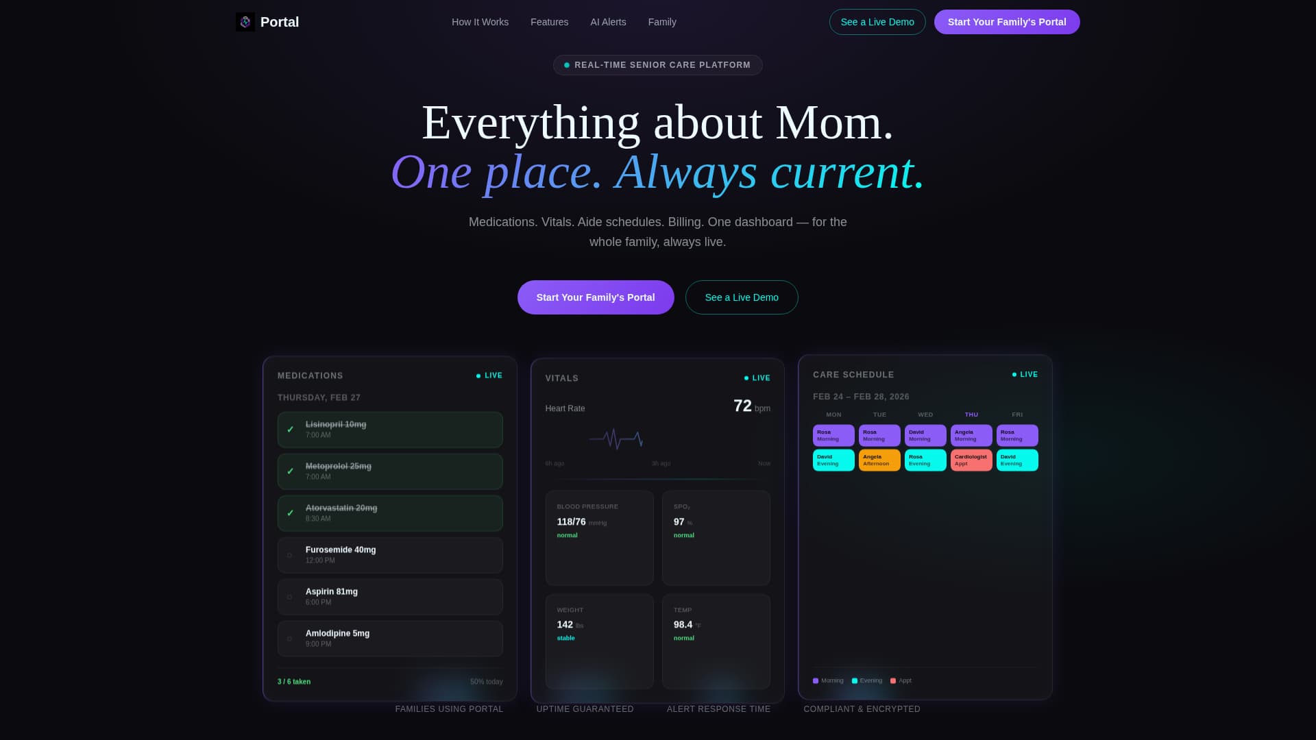 Carehub - Powerful Seniorcare Landing Page Template