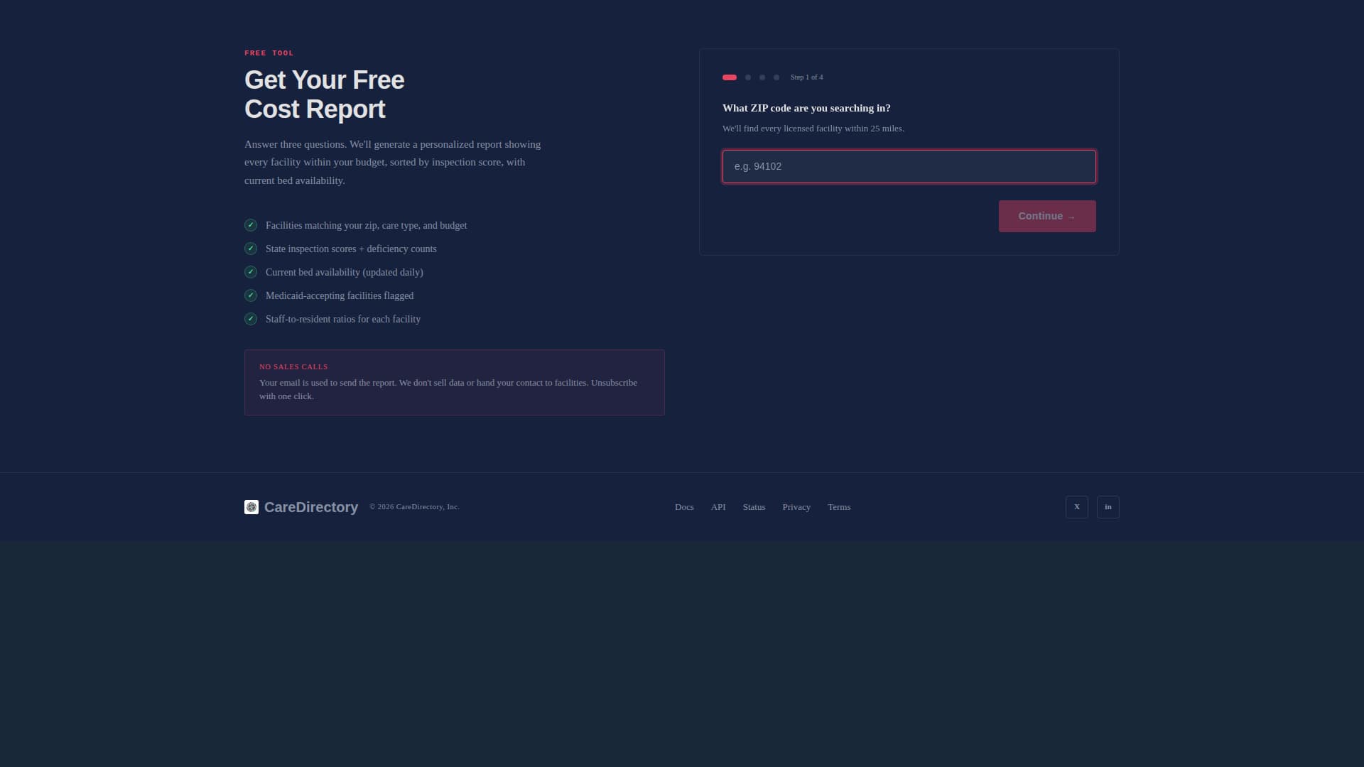 Careatlas - Powerful Seniorcare Landing Page Template