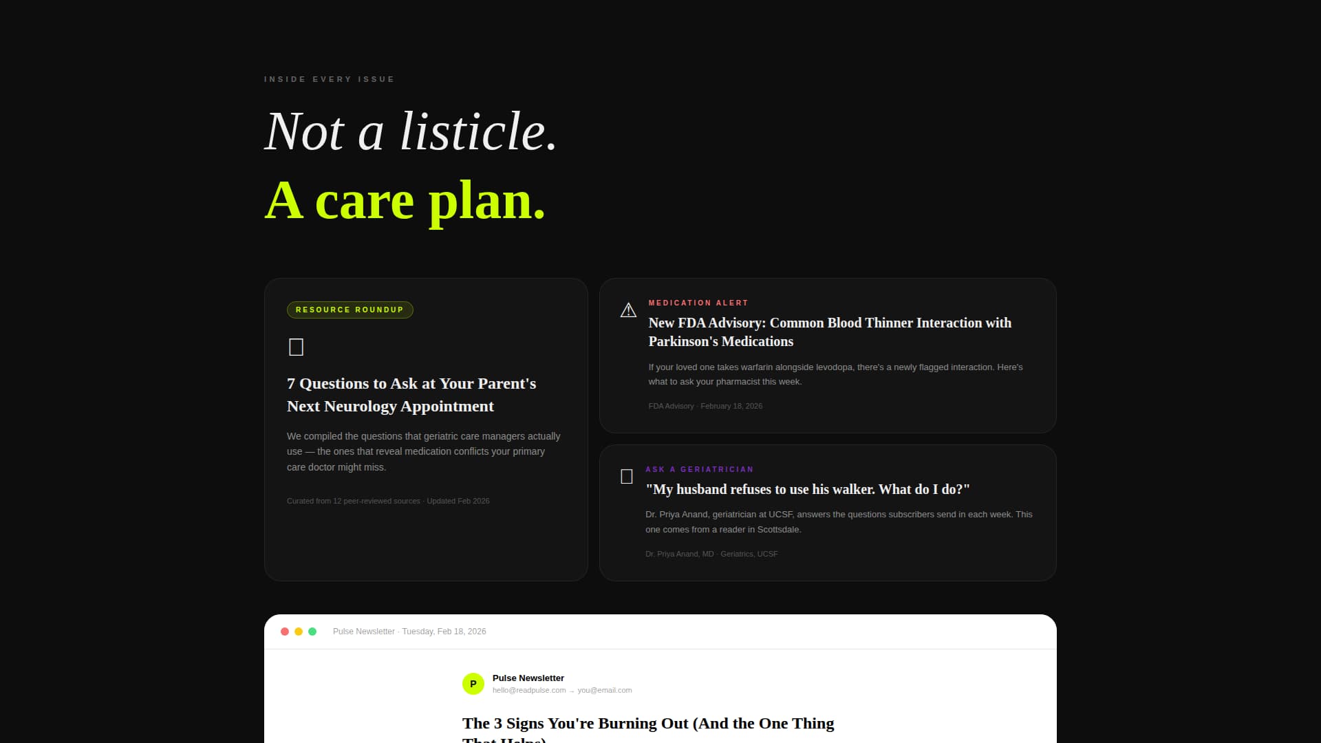 Senior Care Digital Presence Professional Website Template