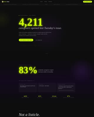 Senior Care Digital Presence Professional Website Template