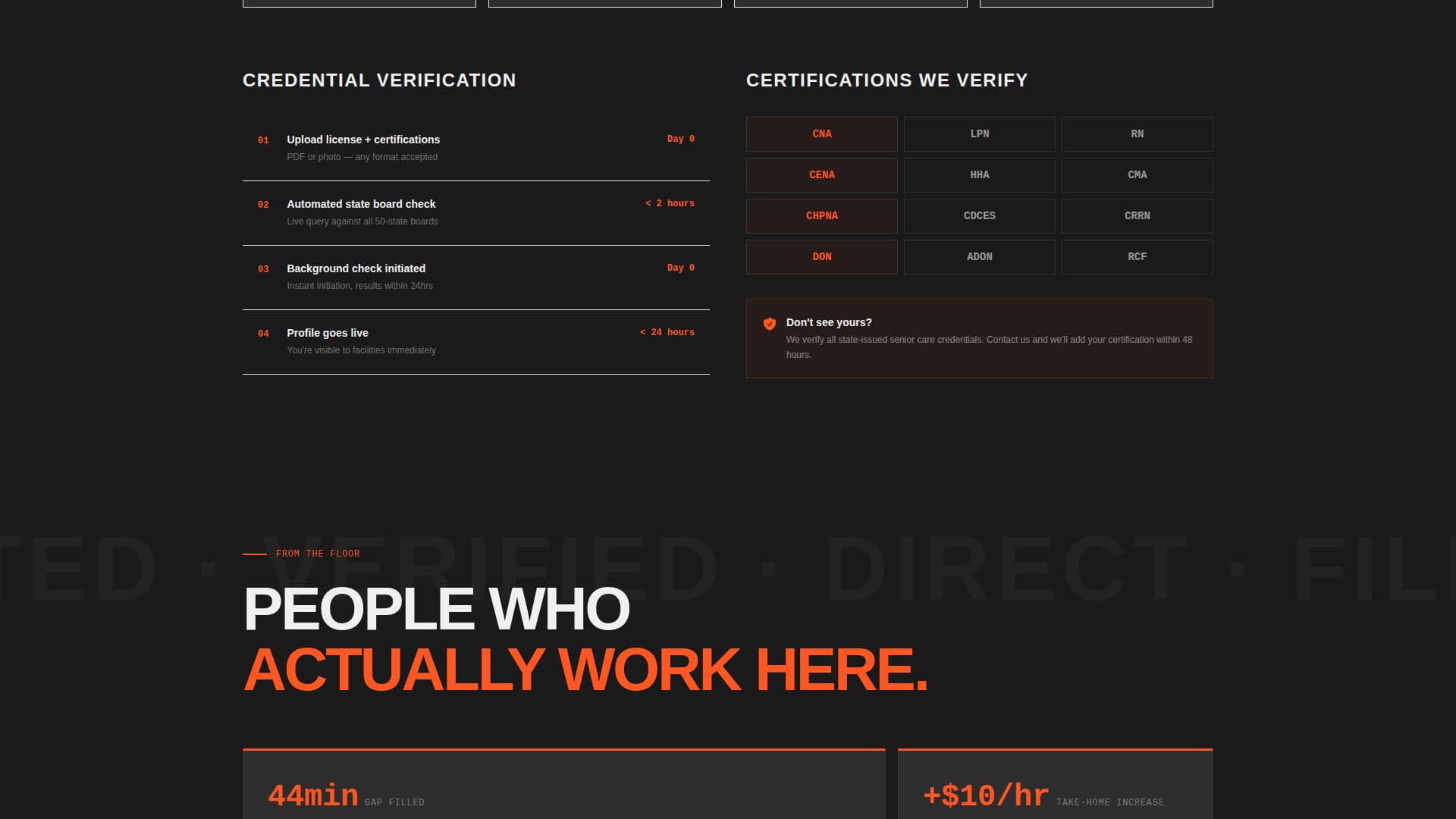 Shiftboard - Powerful Seniorcare Landing Page Template