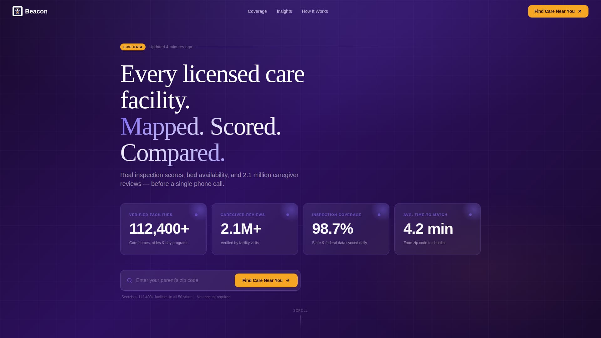 Senior Care Software & SaaS Professional Website Template
