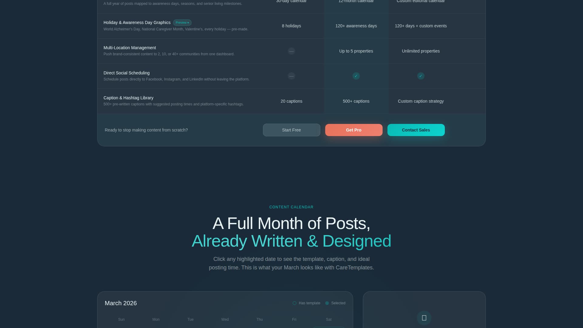 Senior Care Digital Presence Careers Website Template