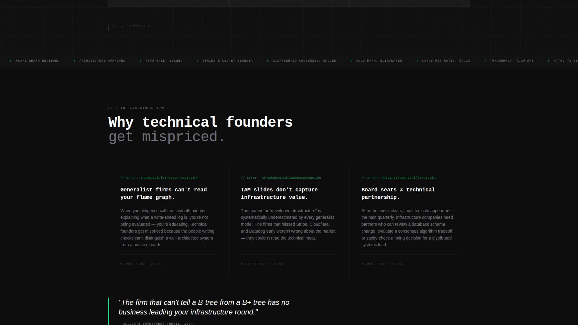 Allocate - Highperformance Investor Landing Page Template