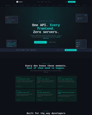 Serverless Enterprise Software Professional Website Template