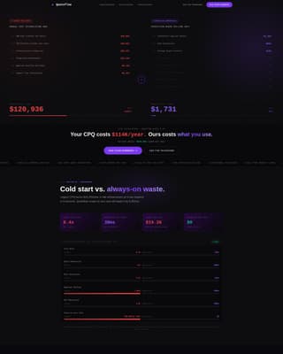 Serverless Enterprise Software Pricing Website Template