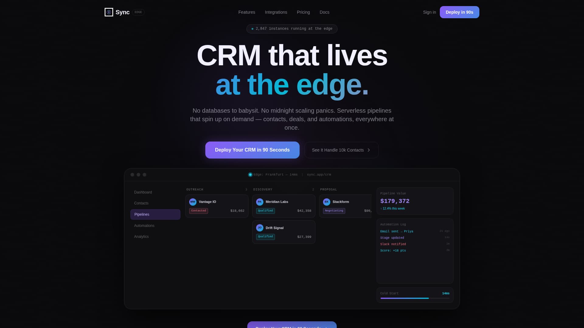 Serverless Enterprise Software Specialist Reviews Website Template