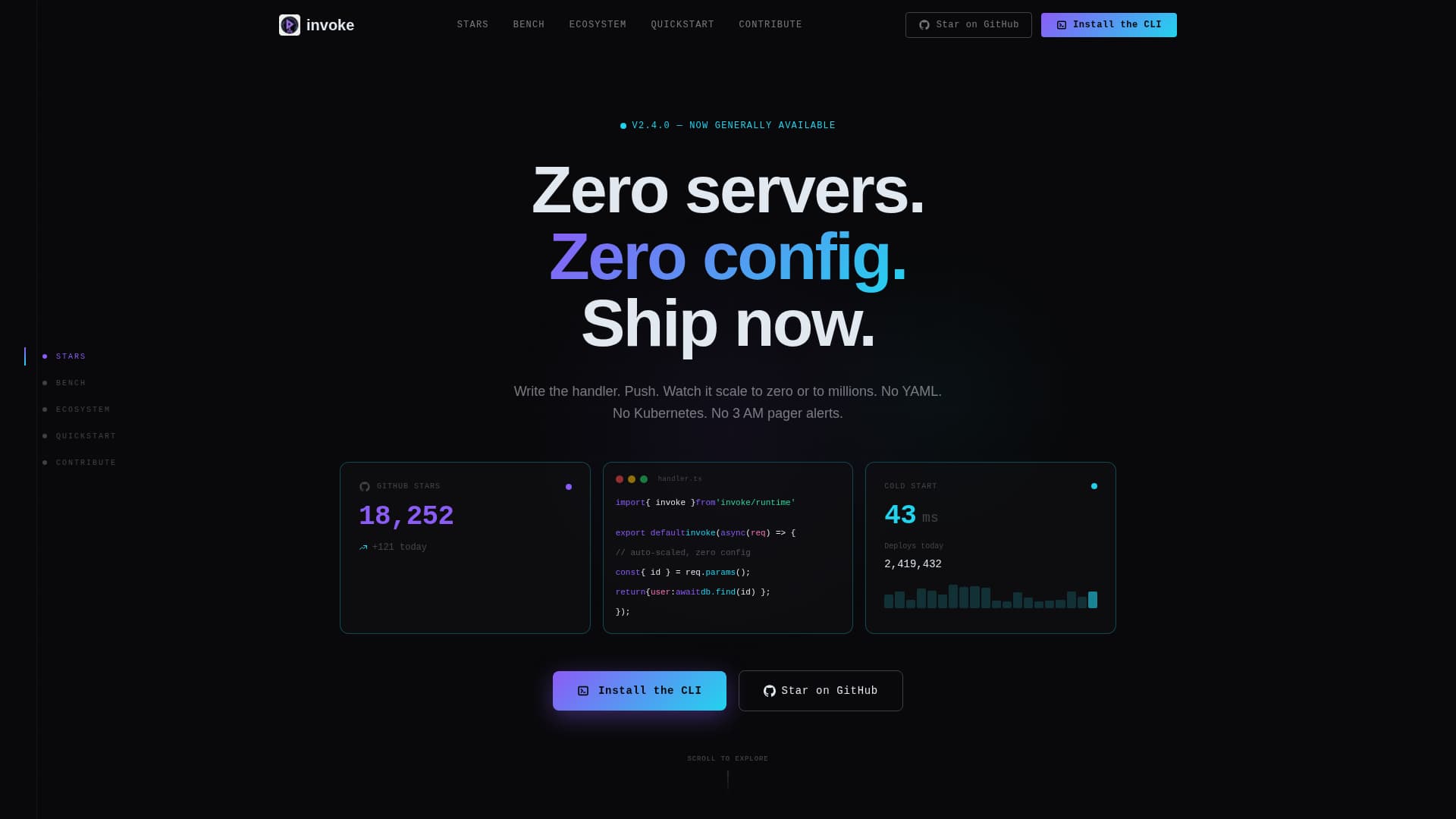 Serverless Computing Technology Specialist Professional Website Template