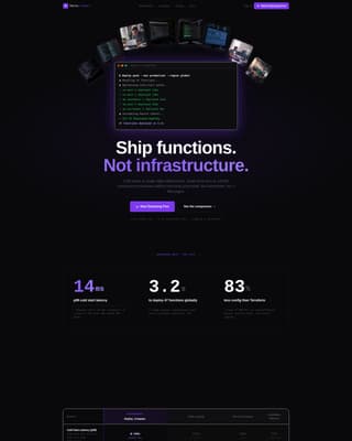 Serverless Computing Technology Complete Professional Website Template
