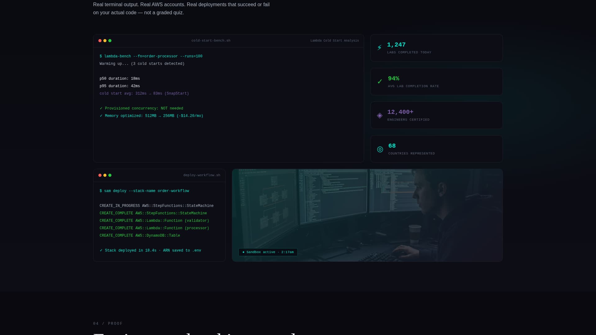 Serverless Computing Technology Specialist Cost Calculator Website Template