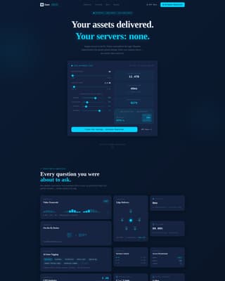 Serverless Enterprise Software Cost Calculator Website Template
