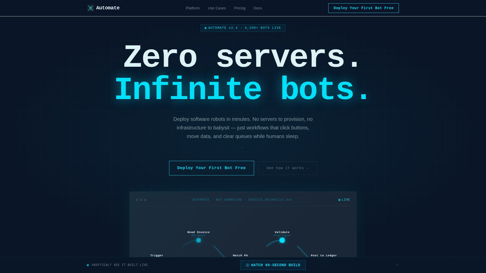 Serverless Enterprise Software Expert Professional Website Template