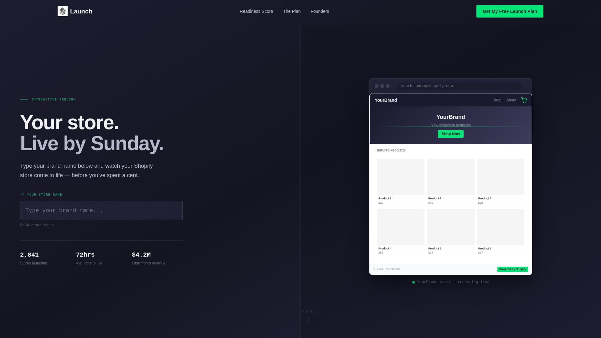 Launch - Dynamic Shopify Landing Page Template
