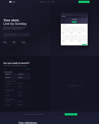 Launch - Dynamic Shopify Landing Page Template