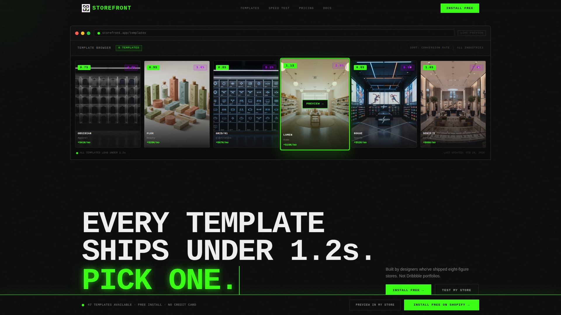 Storefront - Conversion Tested Shopify Landing Page Template