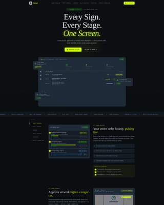 Sign & Banner Digital Presence Complete Professional Website Template