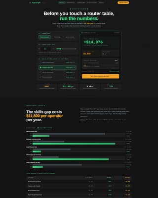Sign & Banner Digital Presence Specialist Cost Calculator Website Template