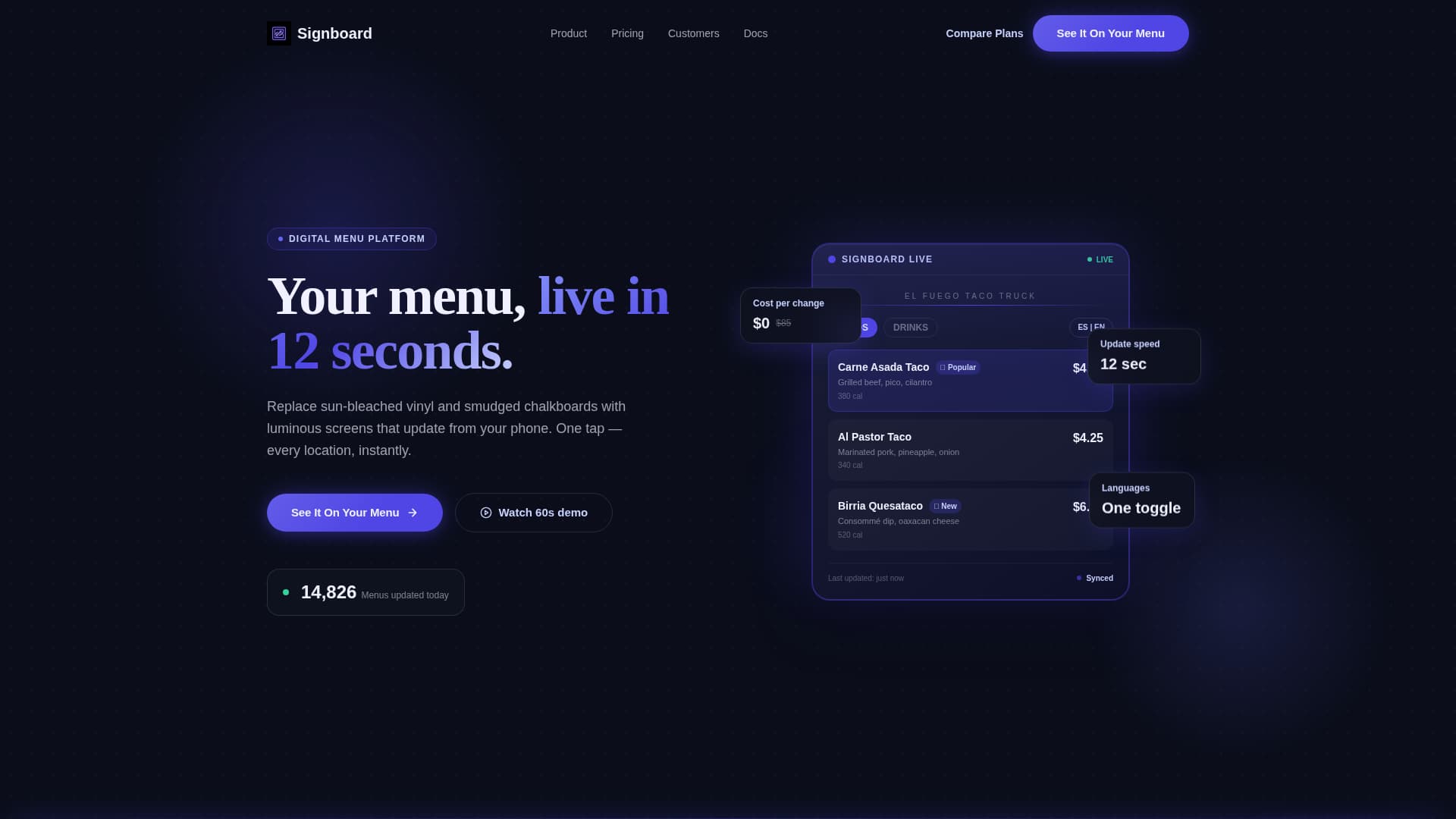 Sign & Banner Digital Presence Reviews Website Template