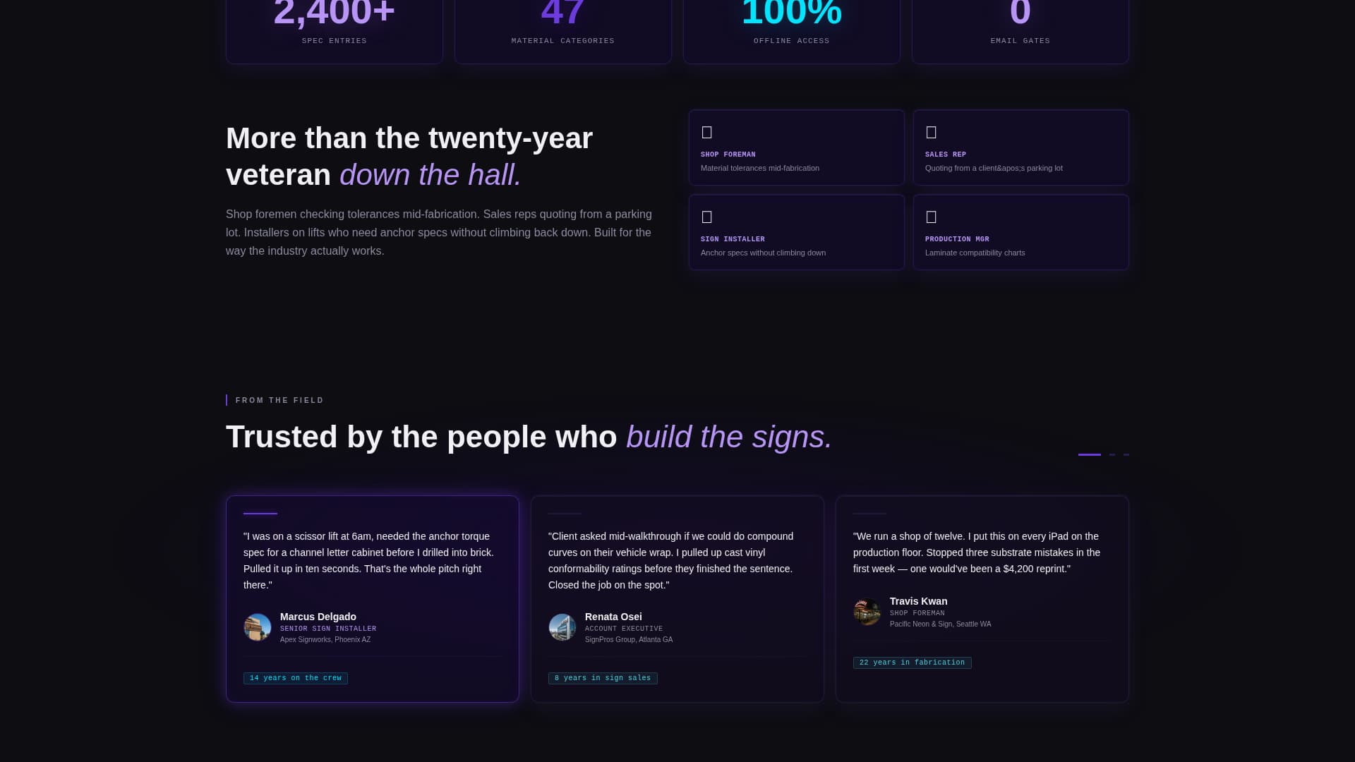 Sign & Banner Digital Presence Professional Website Template