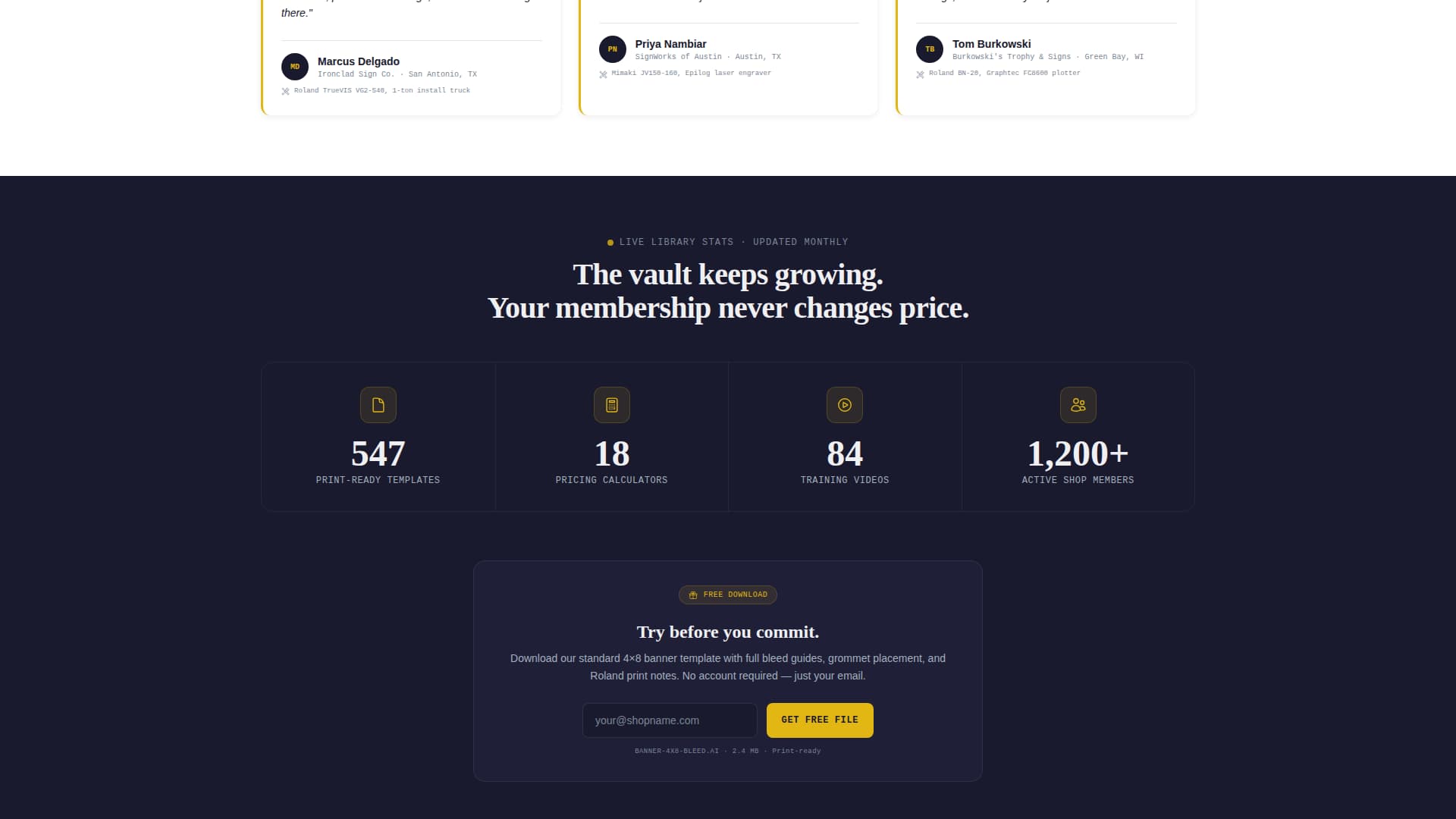 Sign & Banner Digital Presence Specialist Professional Website Template