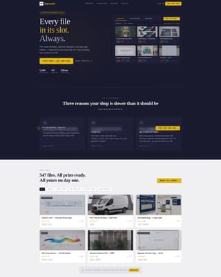 Sign & Banner Digital Presence Specialist Professional Website Template