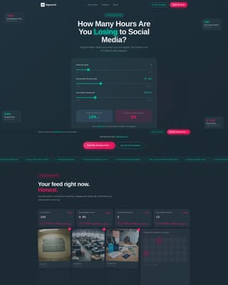 Sign & Banner Digital Presence Cost Calculator Website Template