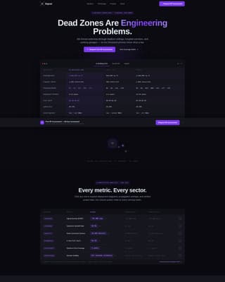 Signal - Powerful DAS Landing Page Template