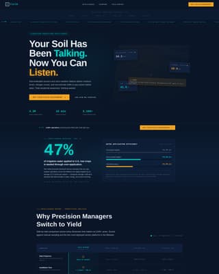 Harvest — Agri-Tech Landing Page Template