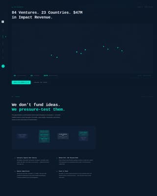 Incubator & Accelerator Portfolio Website Template