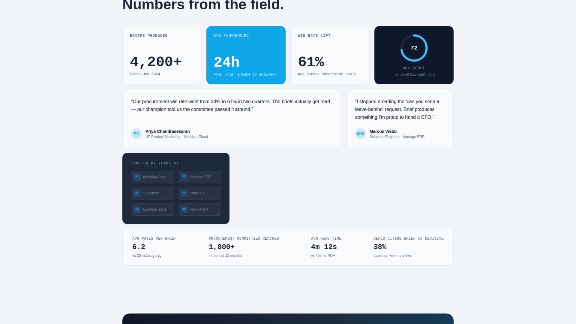 Brief - Powerful Solution Landing Page Template