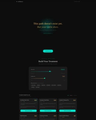 Spa & Wellness Center Cost Calculator Website Template