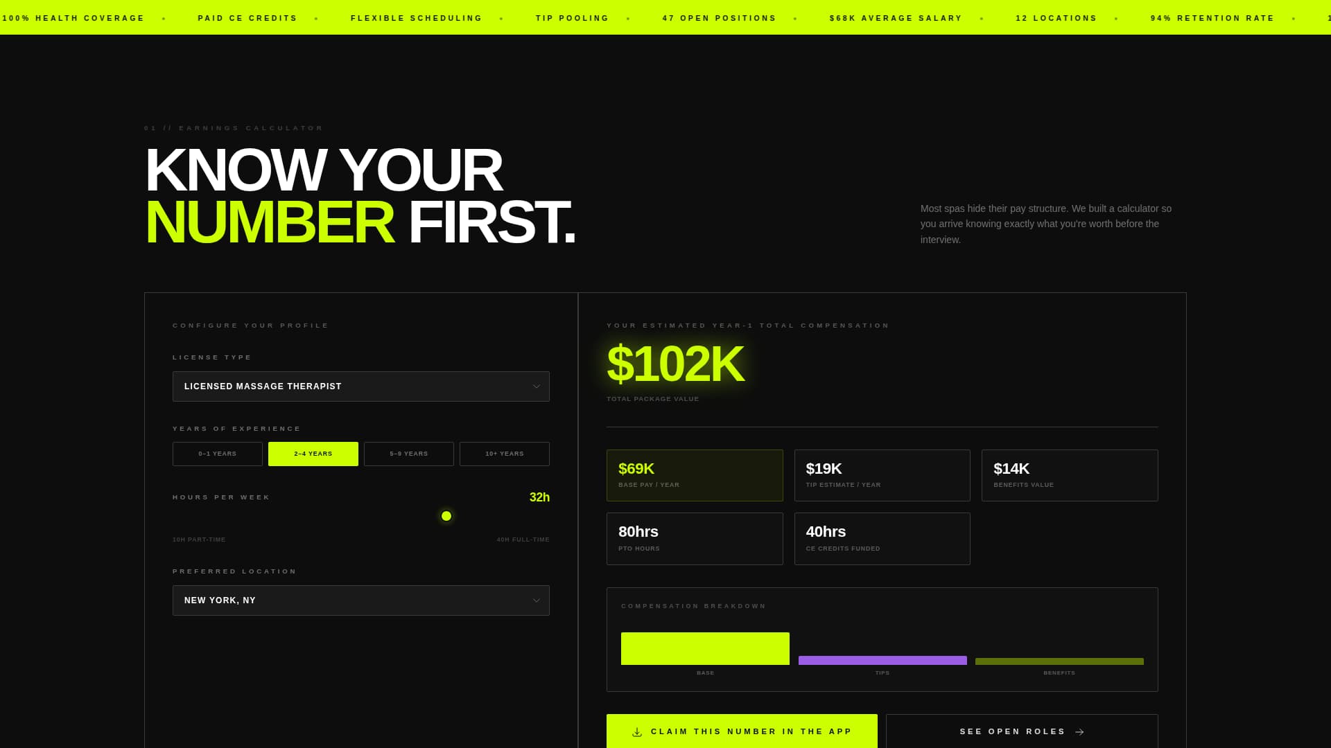 Spa & Wellness Center Careers Website Template