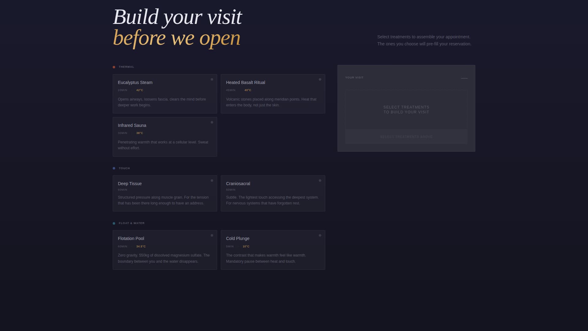 Spa & Wellness Center Pre-Launch Website Template