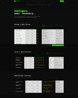 Spa & Wellness Center Advanced Booking Website Template