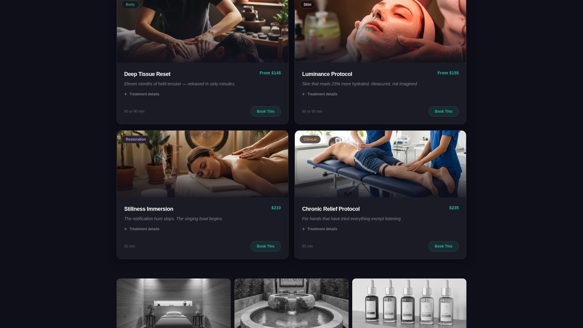 Tranquil — Spa Wellness Landing Page Template