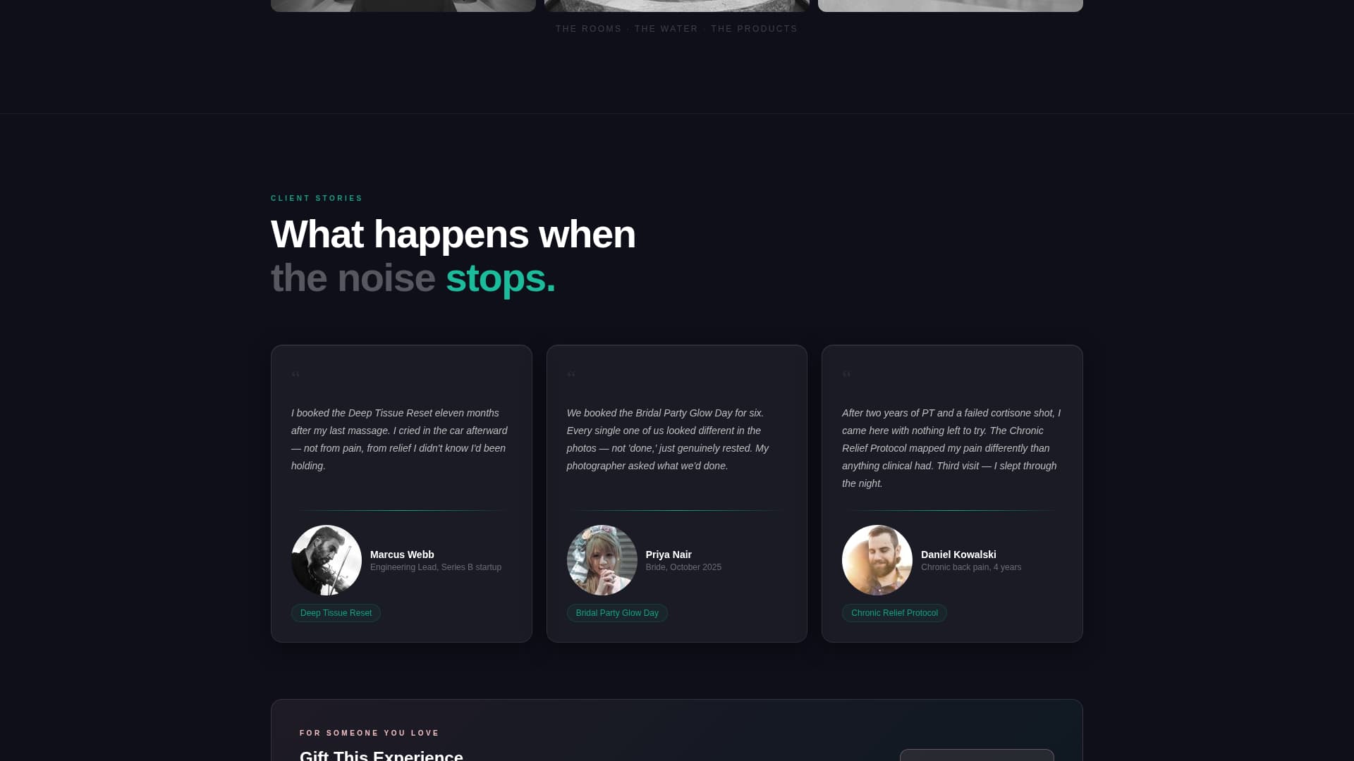 Tranquil — Spa Wellness Landing Page Template