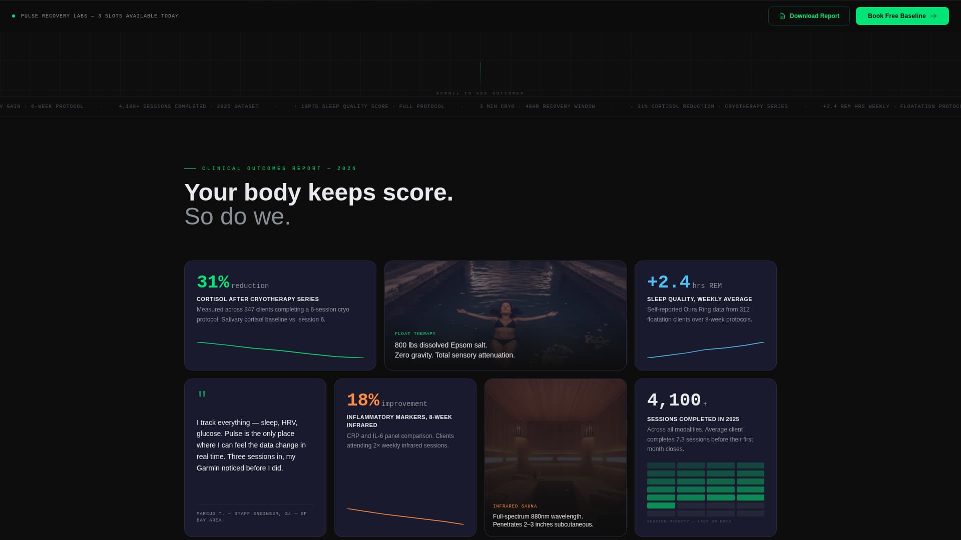 Spa & Wellness Center Complete Booking Website Template