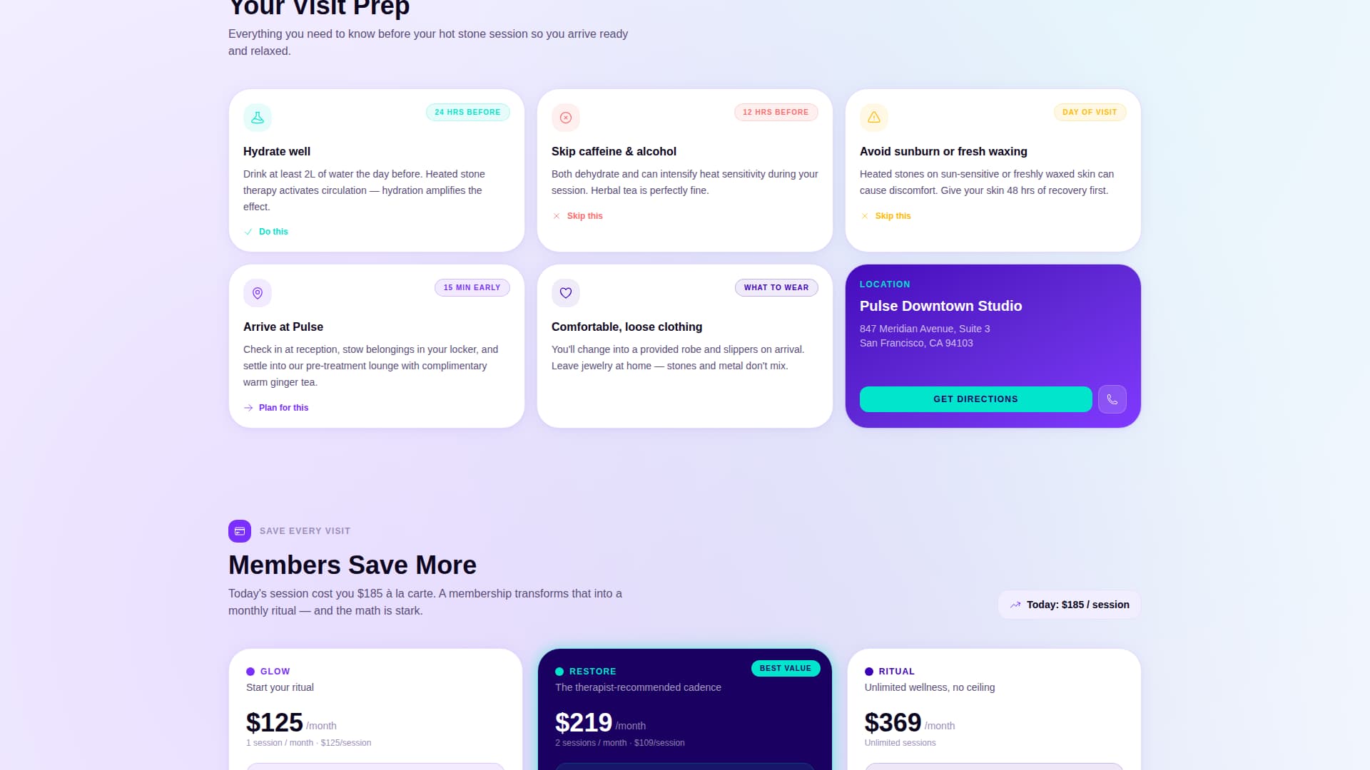 Spa & Wellness Center Premium Booking Website Template