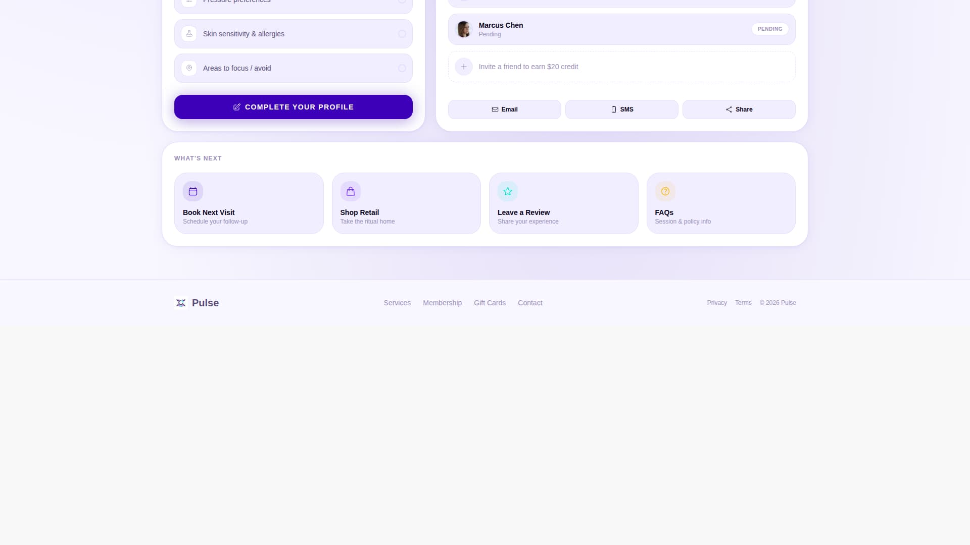 Spa & Wellness Center Premium Booking Website Template