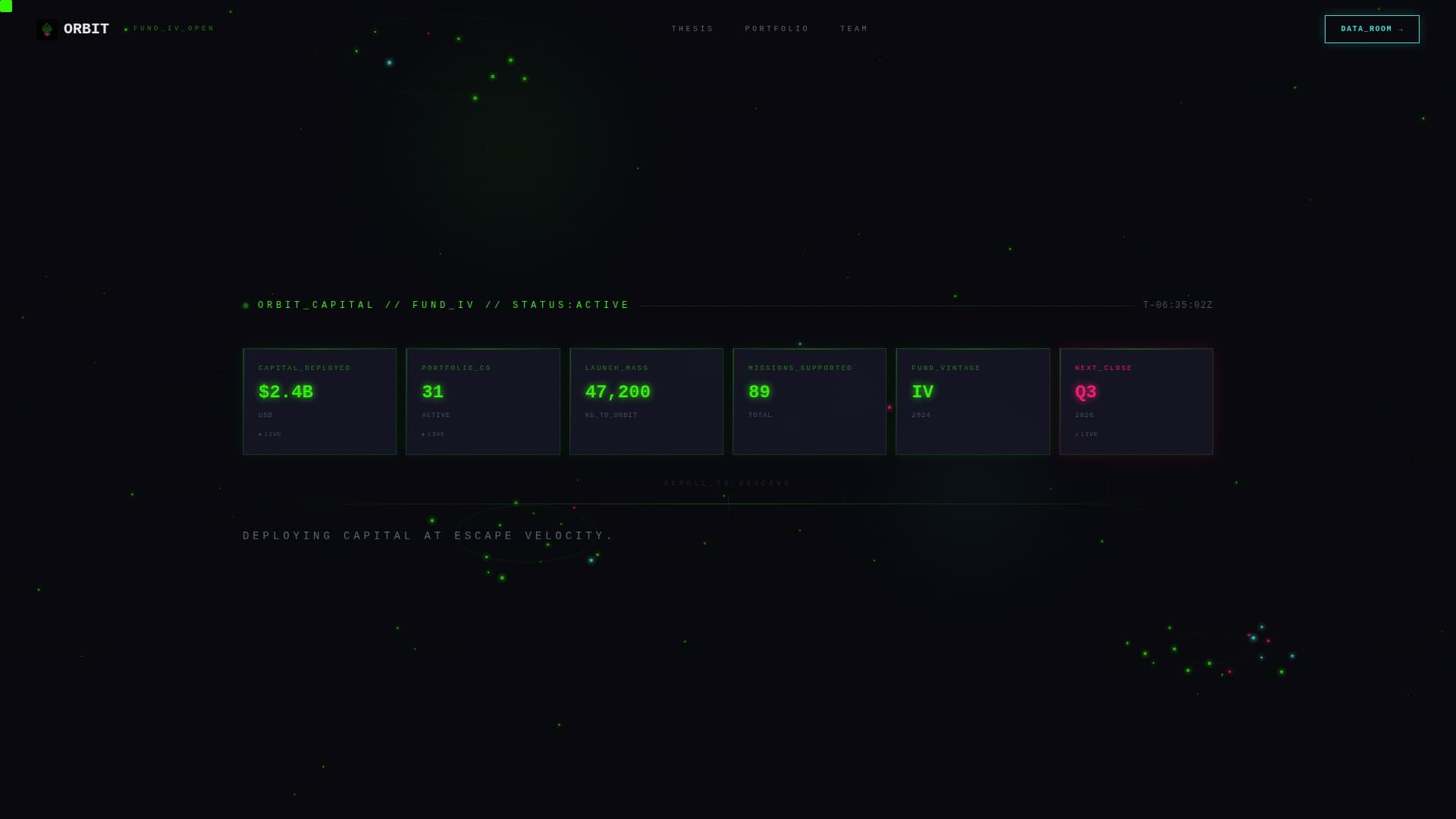 SpaceTech Startup Advanced Professional Website Template