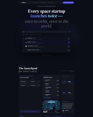 Orbit Hunt - Powerful Spacetech Landing Page Template