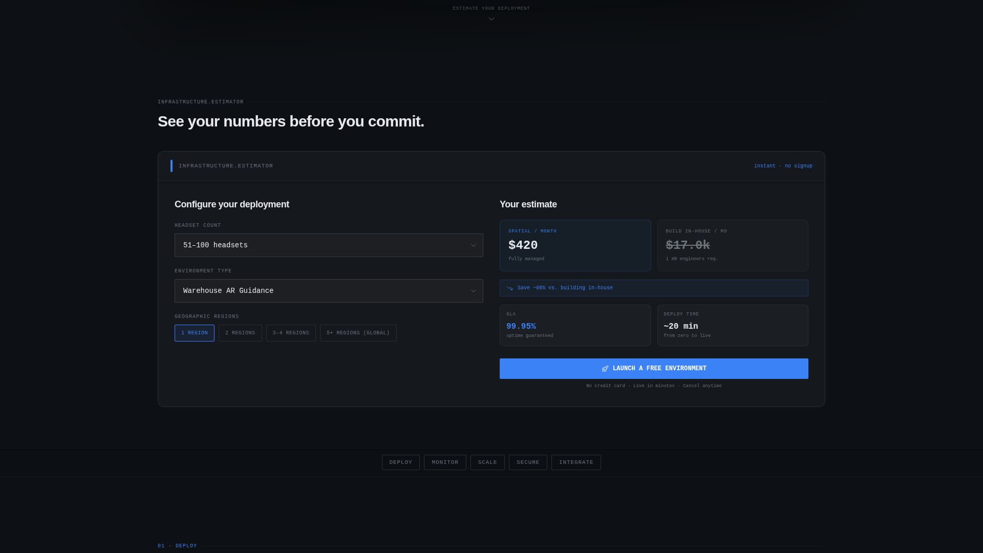 Spatial - Powerful Computing Landing Page Template