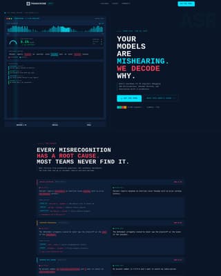Voice — Speech Recognition Landing Page Template