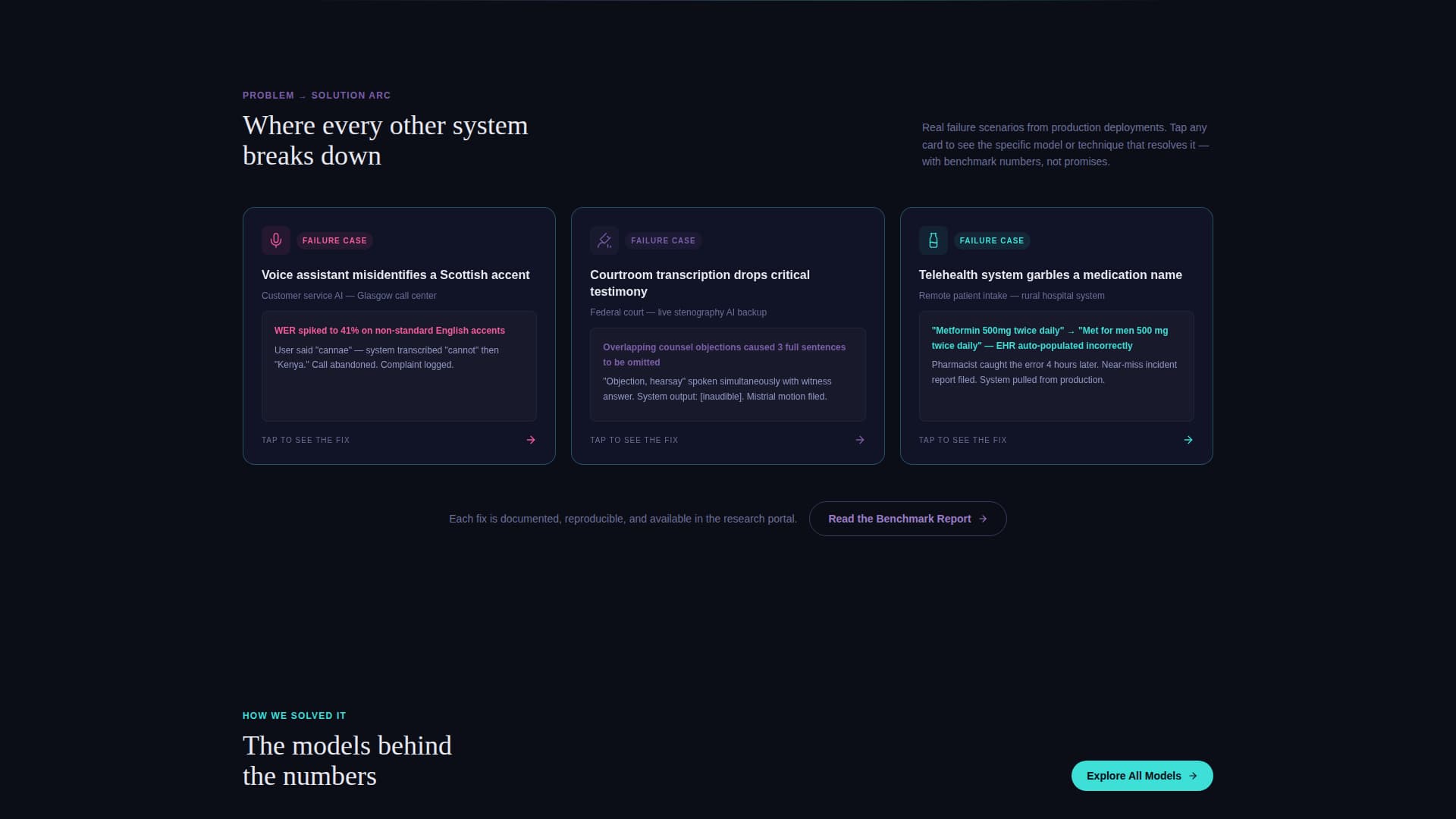 Phoneme - Iridescent Speech Landing Page Template