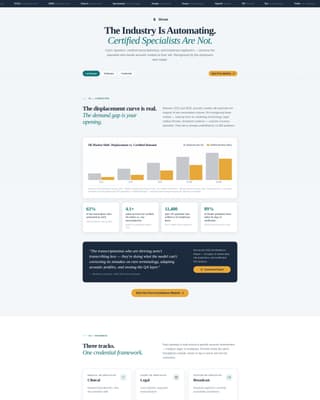 Speech - Premium Recognition Landing Page Template